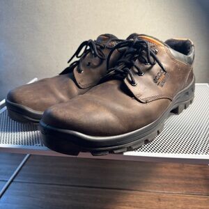 Ecco Track Mens Size 16 Low Brown Leather Gore-Tex Waterproof Hiking Shoes 50